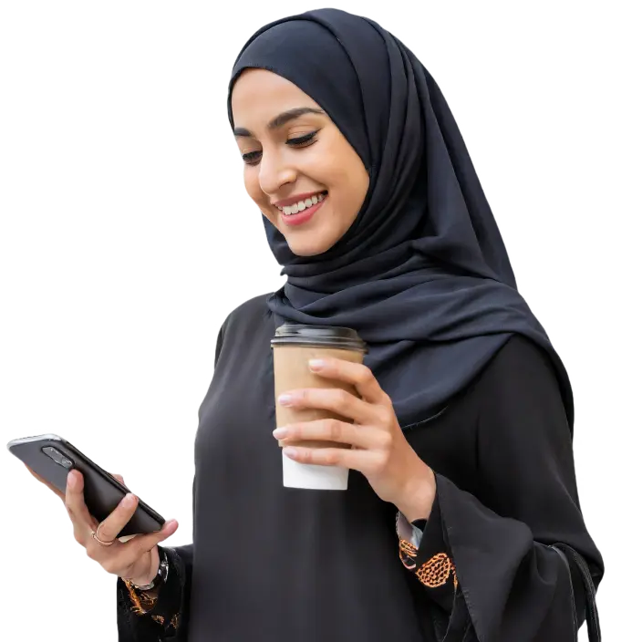 HR professional using palm.hr on mobile