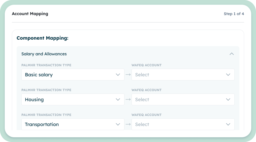 account mapping